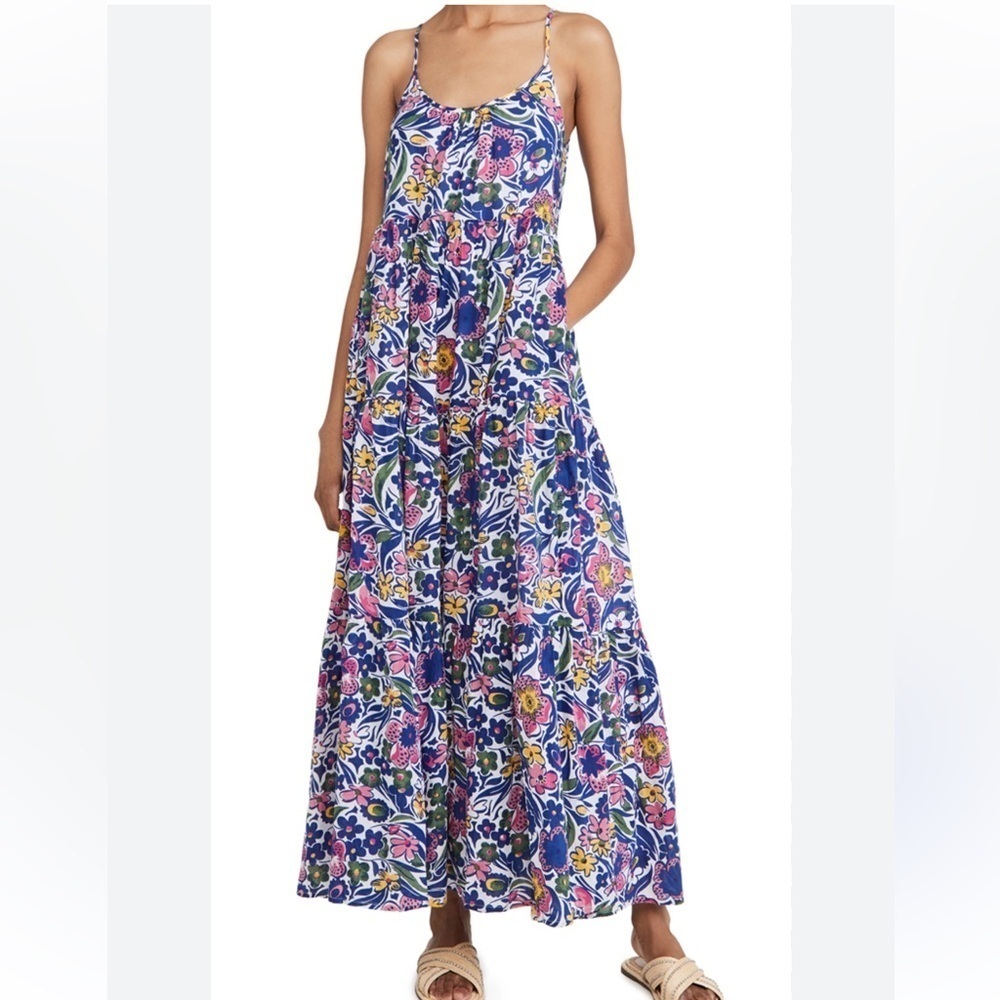 Roller Rabbit Chachas Dakota floral maxi shift dress